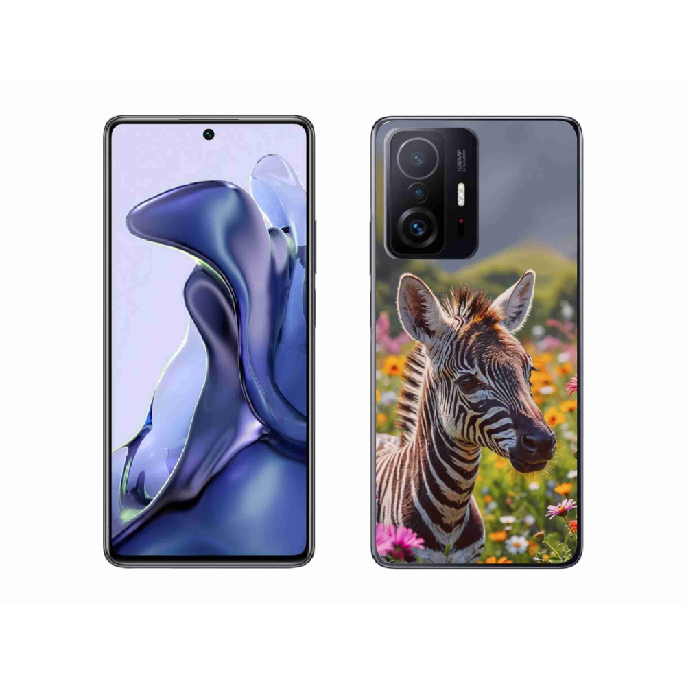 Gélový kryt mmCase na Xiaomi 11T - zebra na lúke