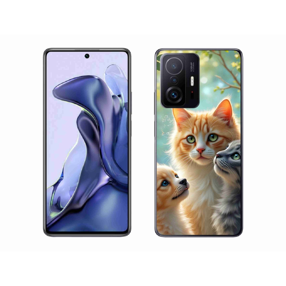 Gélový kryt mmCase na Xiaomi 11T - zvieracie priateľstvo 2