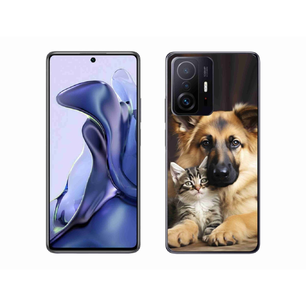 Gélový kryt mmCase na Xiaomi 11T - zvieracie priateľstvo