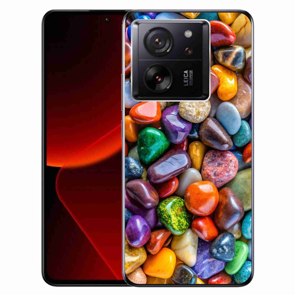 Gélový kryt mmCase na Xiaomi 13T/13T Pro - farebné kamienky