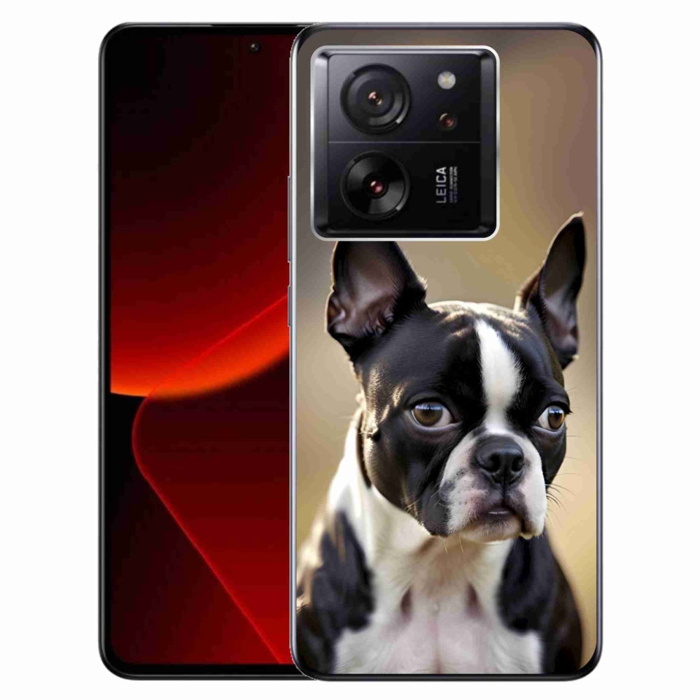 Gélový kryt mmCase na Xiaomi 13T/13T Pro - bostonský teriér