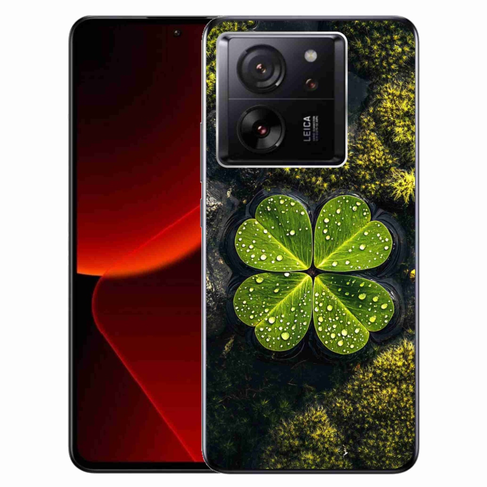 Gélový kryt mmCase na Xiaomi 13T/13T Pro - štvorlístok