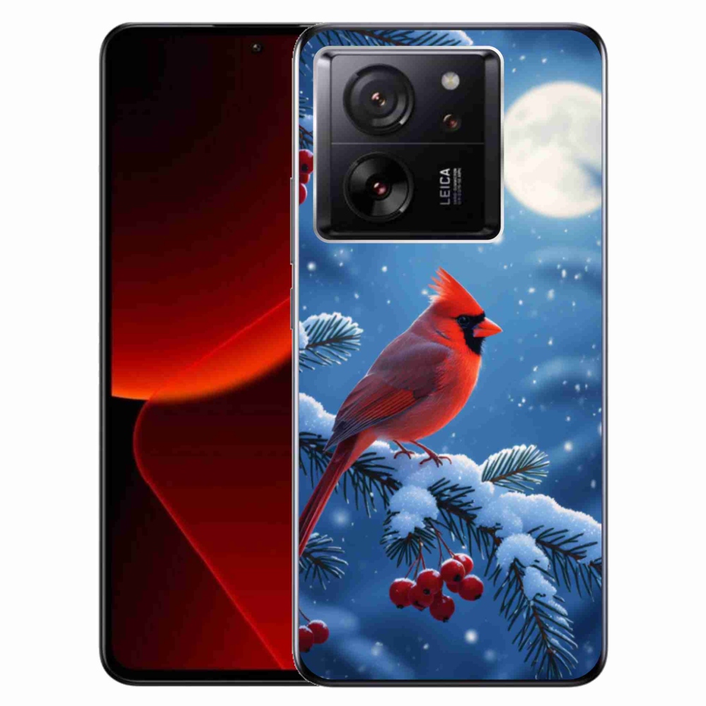 Gélový kryt mmCase na Xiaomi 13T/13T Pro - kardinál červený