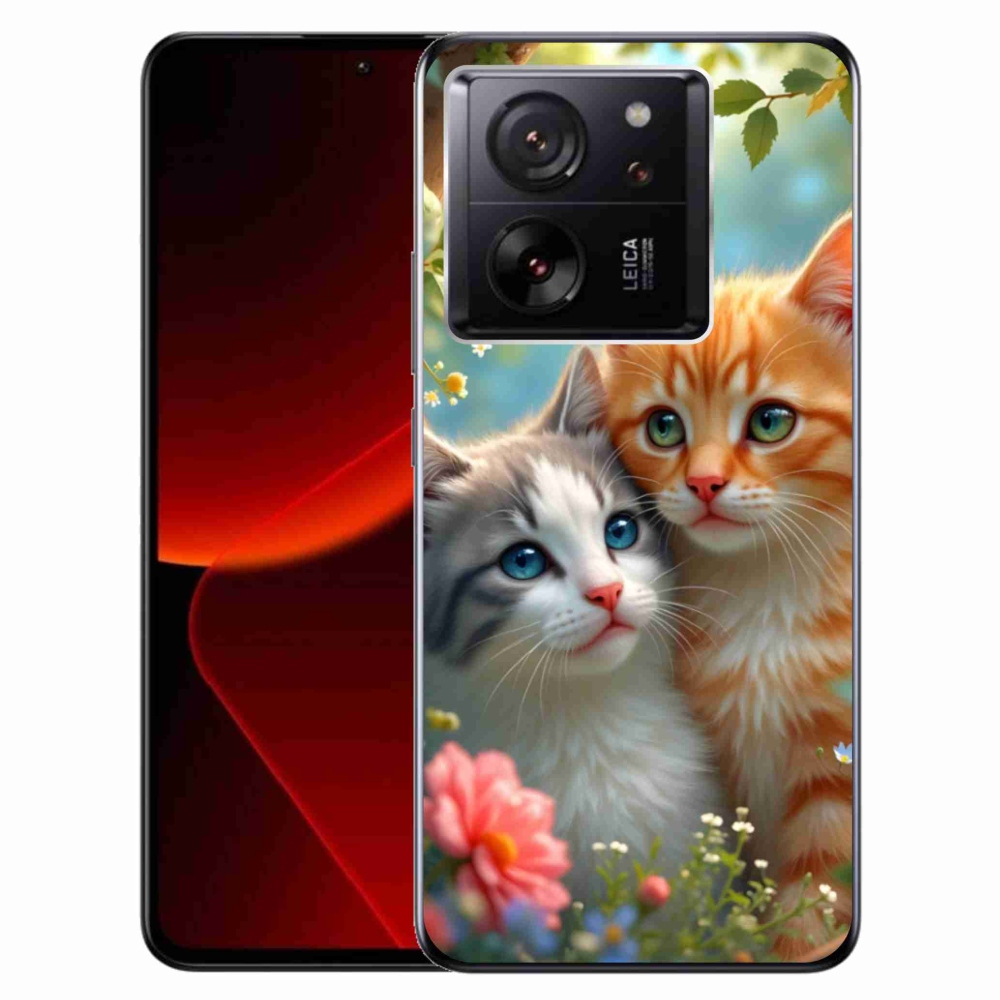 Gélový kryt mmCase na Xiaomi 13T/13T Pro - mačacia láska 2