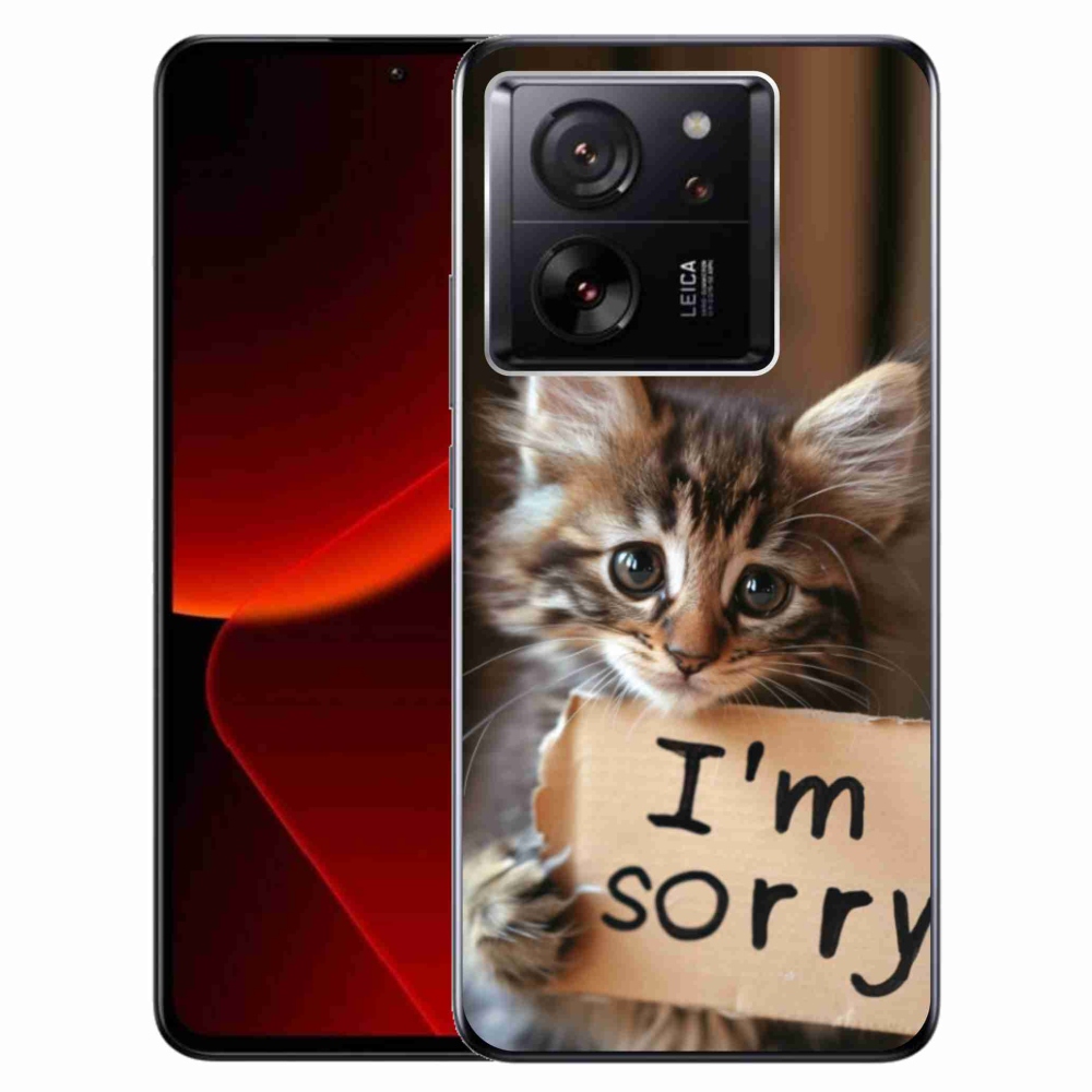 Gélový kryt mmCase na Xiaomi 13T/13T Pro - mačacie ospravedlnenie