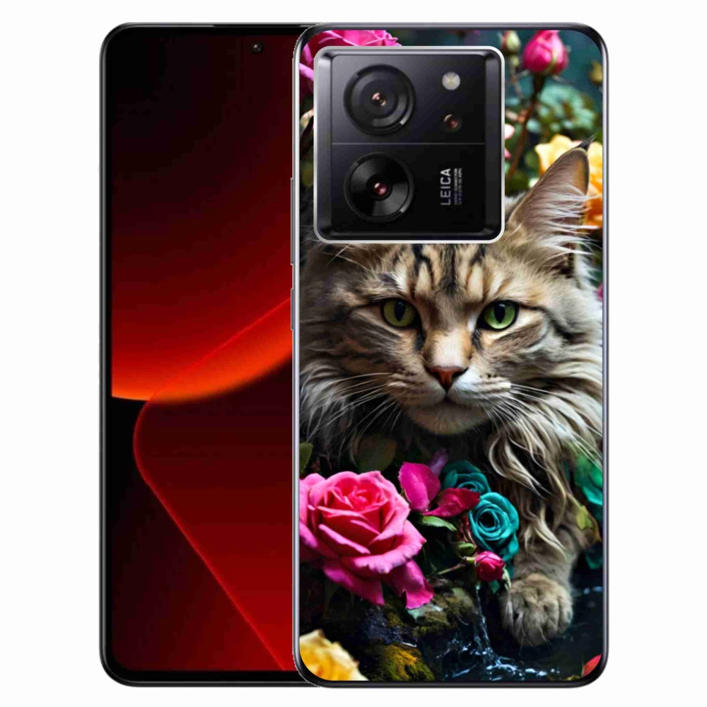 Gélový kryt mmCase na Xiaomi 13T/13T Pro - mačacie pohľad 2