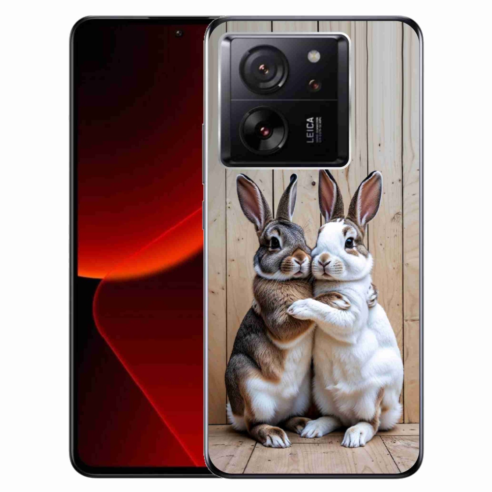 Gélový kryt mmCase na Xiaomi 13T/13T Pro - králičie pár