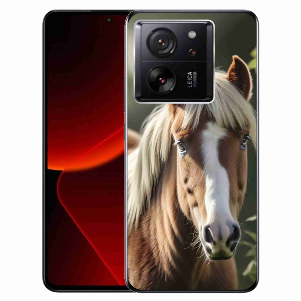 Gélový kryt mmCase na Xiaomi 13T/13T Pro - kôň so svetlou hrivou
