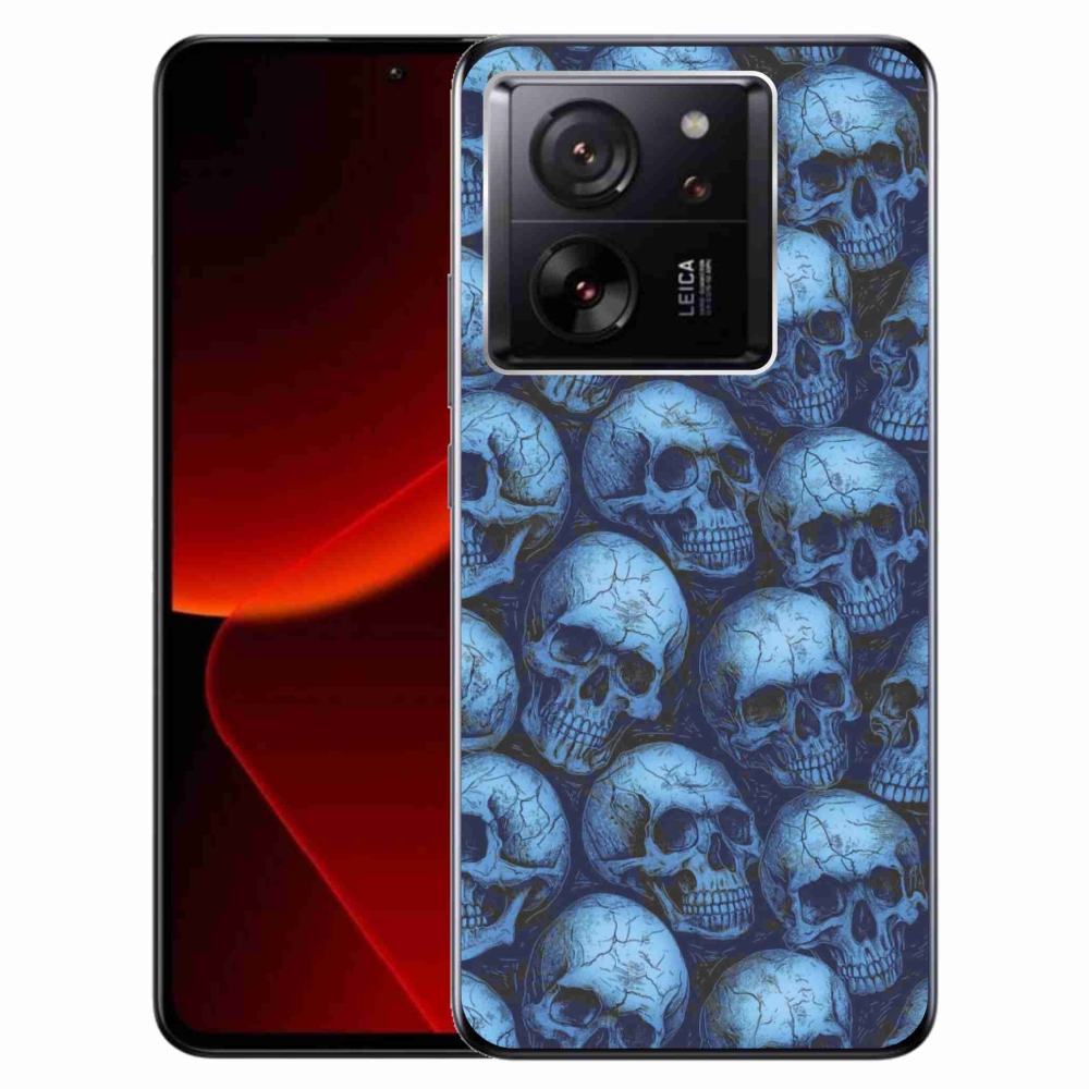 Gélový kryt mmCase na Xiaomi 13T/13T Pro - lebky