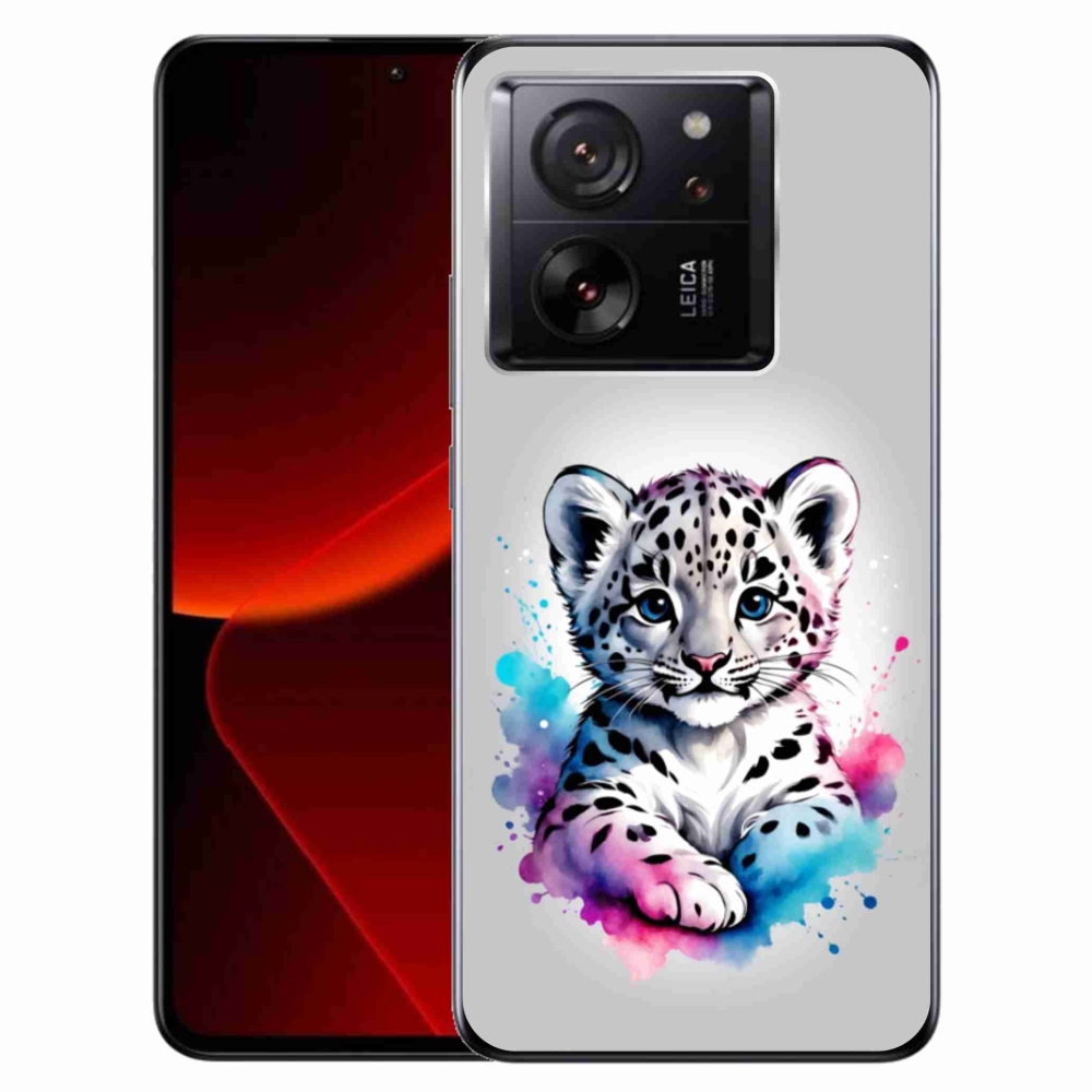 Gélový kryt mmCase na Xiaomi 13T/13T Pro - leopardej mláďa