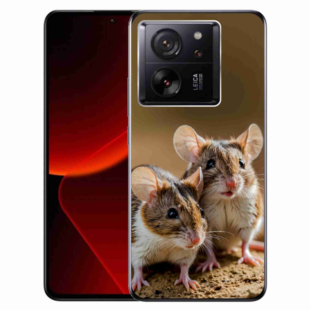 Gélový kryt mmCase na Xiaomi 13T/13T Pro - myší duo