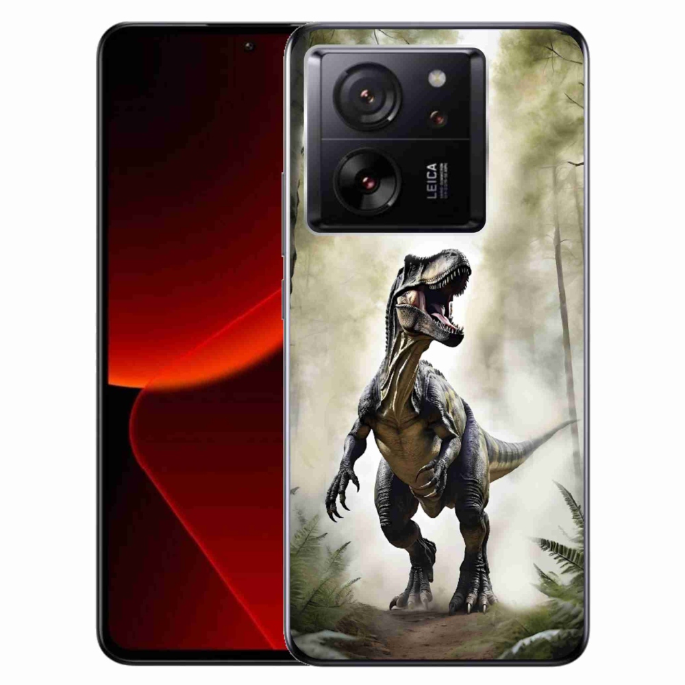 Gélový kryt mmCase na Xiaomi 13T/13T Pro - naštvaný T-Rex