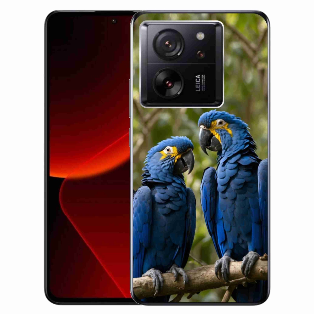 Gélový kryt mmCase na Xiaomi 13T/13T Pro - papagájové duo