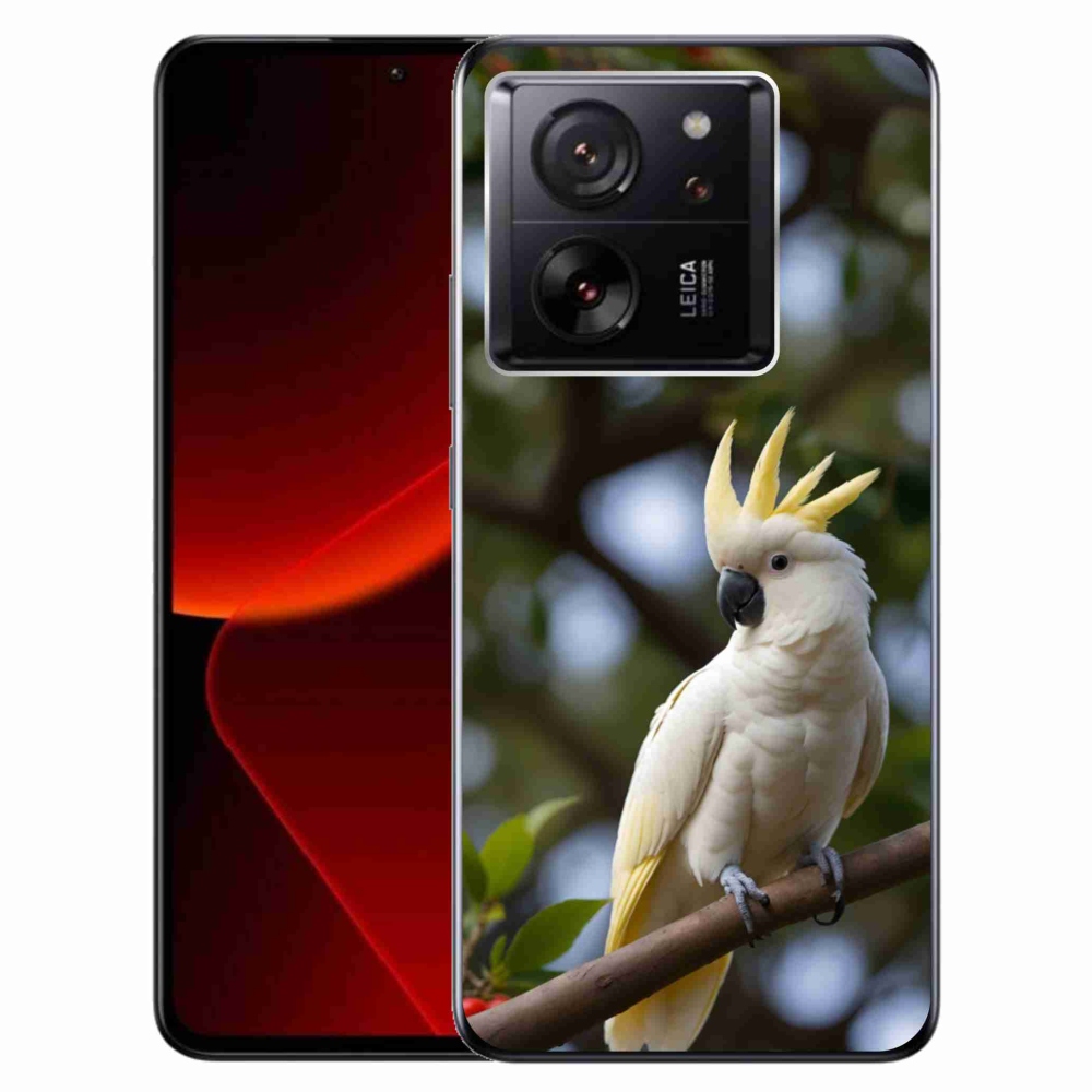 Gélový kryt mmCase na Xiaomi 13T/13T Pro - papagáj kakadu 3