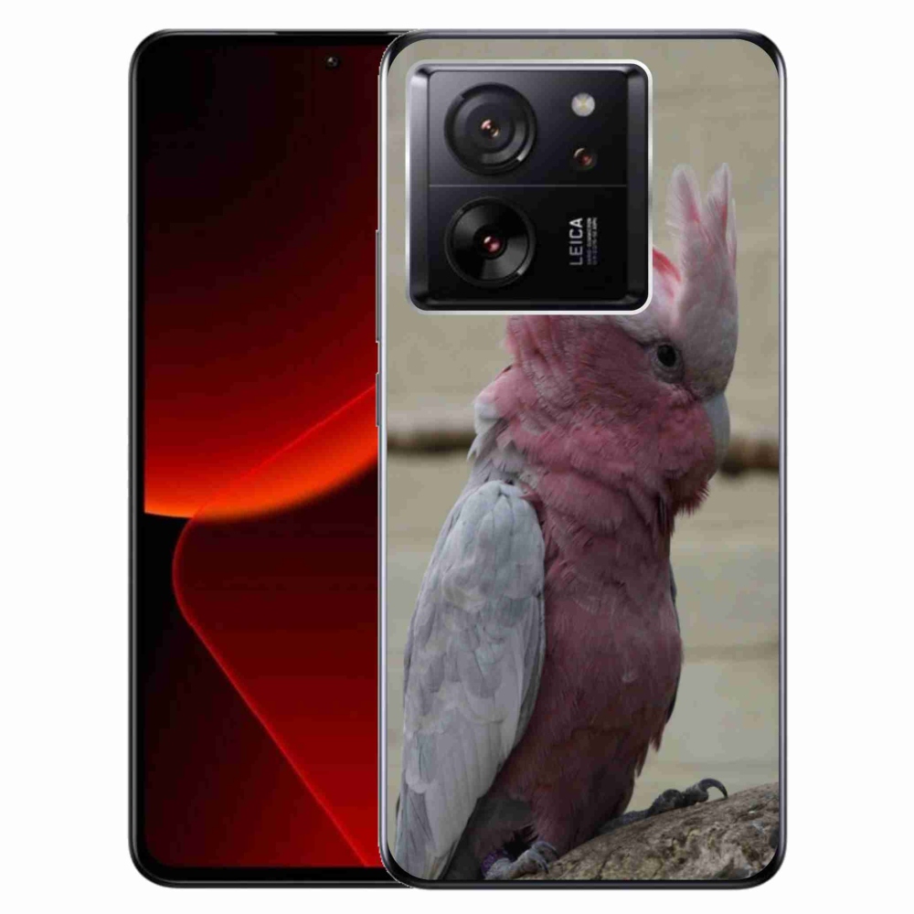 Gélový kryt mmCase na Xiaomi 13T/13T Pro - papagáj kakadu ružový