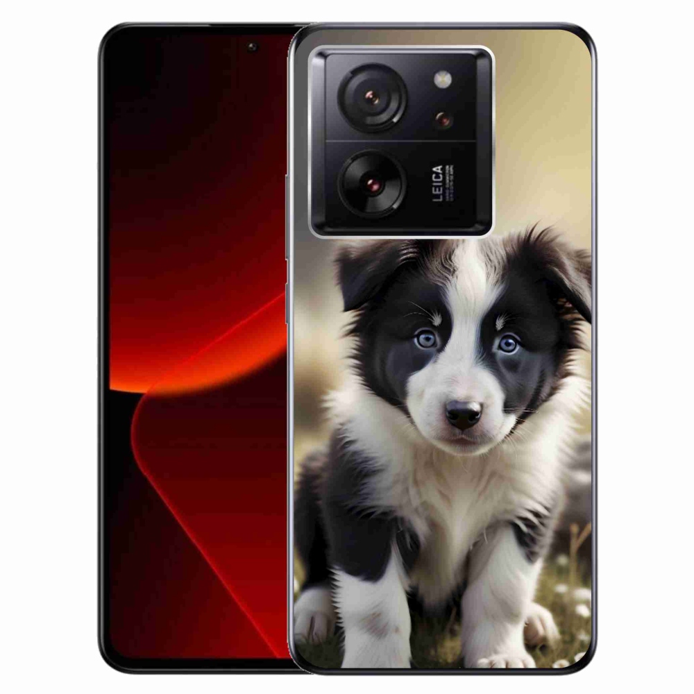 Gélový kryt mmCase na Xiaomi 13T/13T Pro - roztomilá border kólia