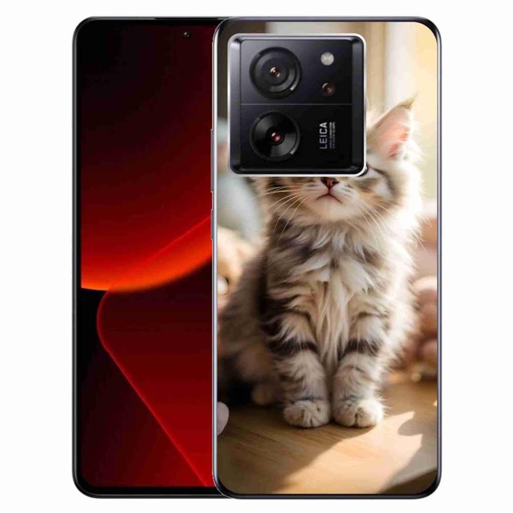 Gélový kryt mmCase na Xiaomi 13T/13T Pro - roztomilé mačiatko 10