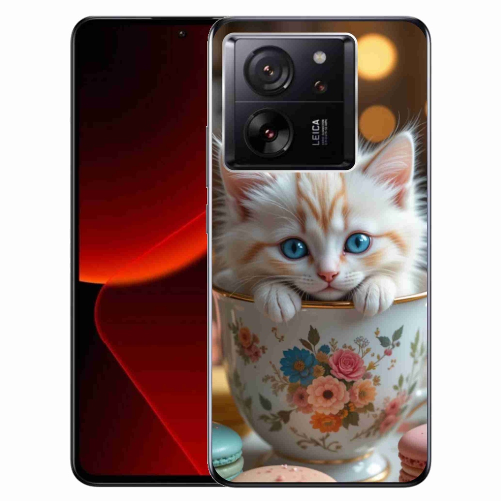 Gélový kryt mmCase na Xiaomi 13T/13T Pro - roztomilé mačiatko 6