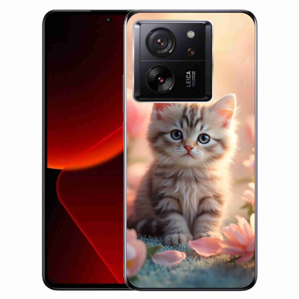 Gélový kryt mmCase na Xiaomi 13T/13T Pro - roztomilé mačiatko 8