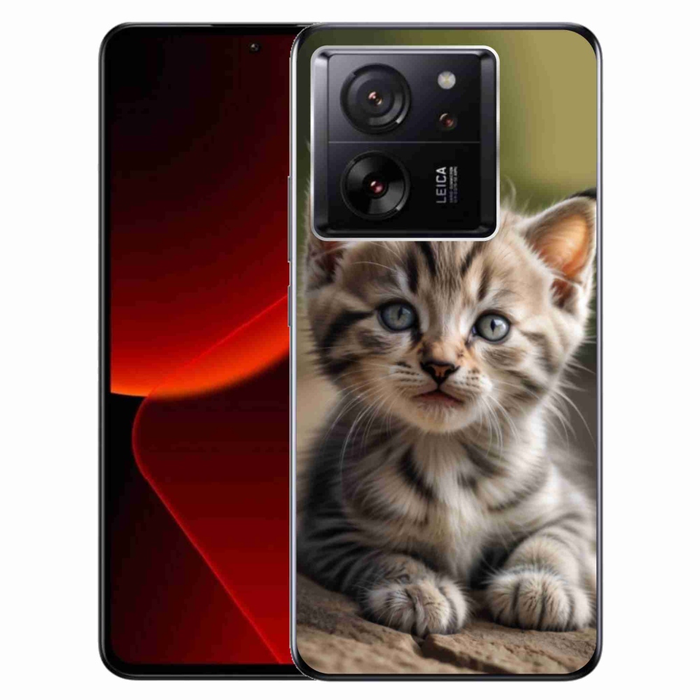 Gélový kryt mmCase na Xiaomi 13T/13T Pro - roztomilé mačiatko 9