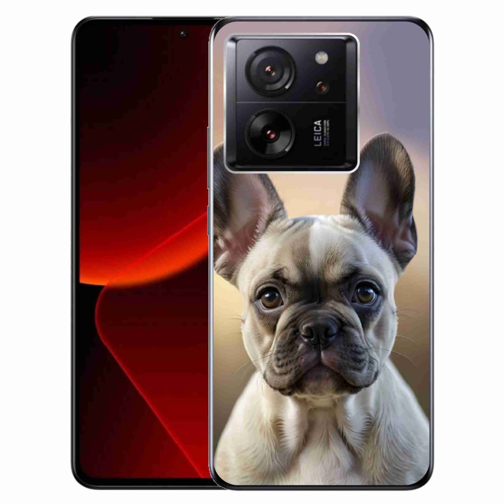 Gélový kryt mmCase na Xiaomi 13T/13T Pro - roztomilý francúzsky buldoček