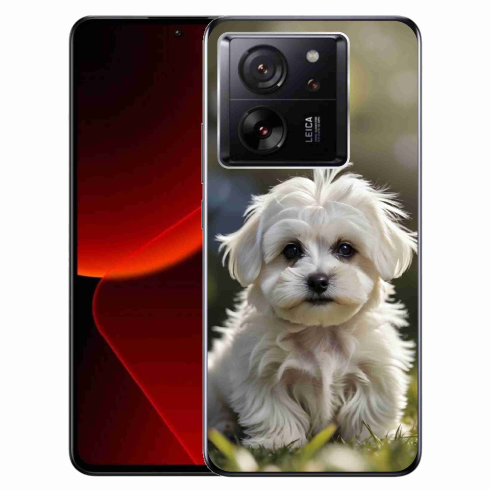 Gélový kryt mmCase na Xiaomi 13T/13T Pro - roztomilý maltézsky psík