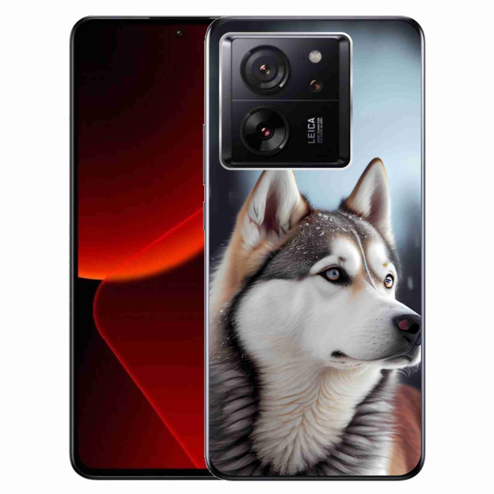 Gélový kryt mmCase na Xiaomi 13T/13T Pro - sibírsky husky