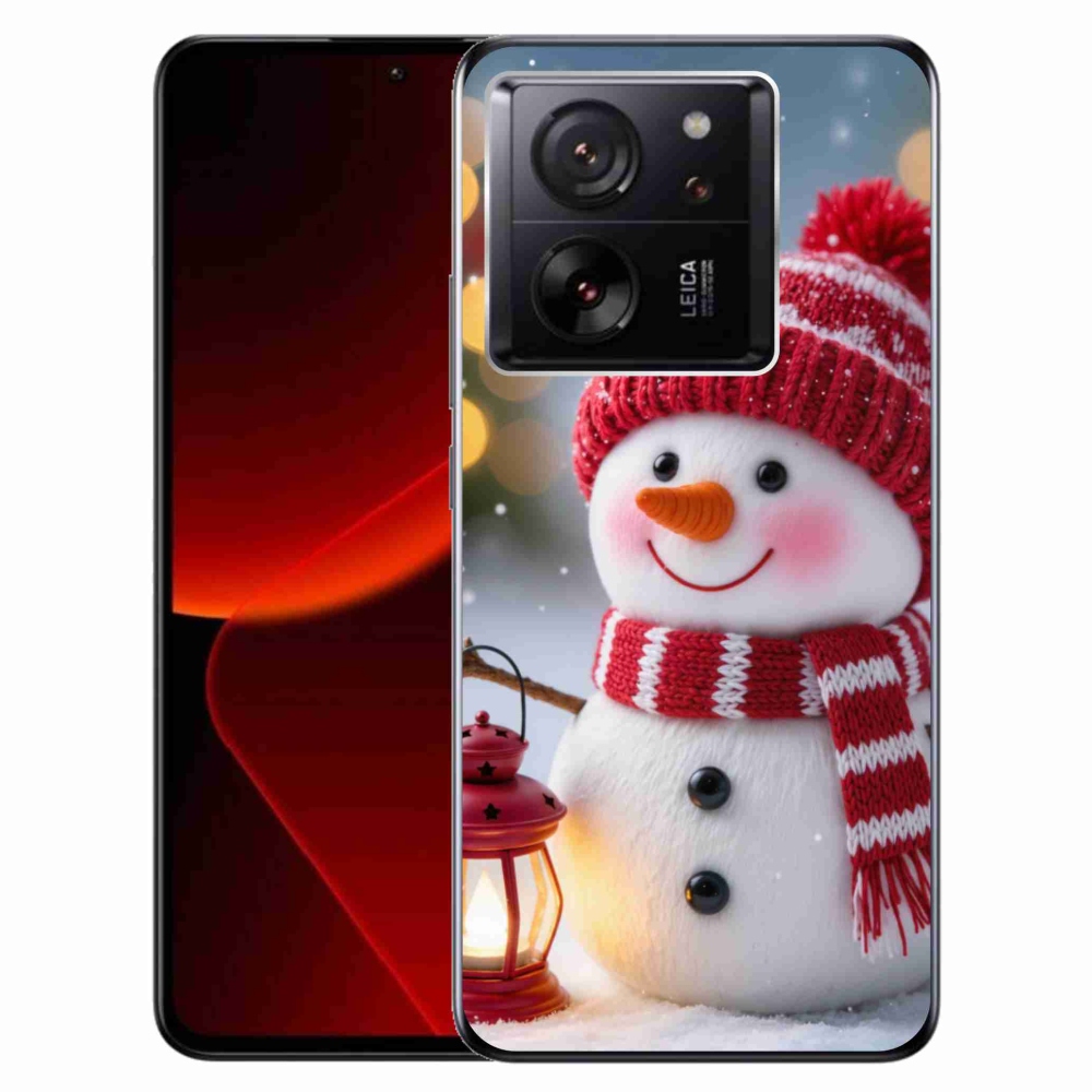 Gélový kryt mmCase na Xiaomi 13T/13T Pro - snehuliak 2