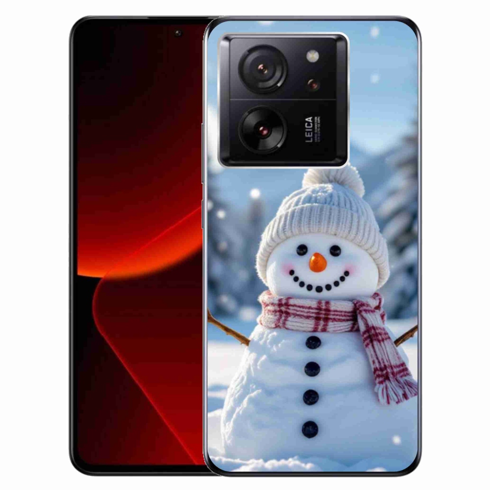 Gélový kryt mmCase na Xiaomi 13T/13T Pro - snehuliak 3