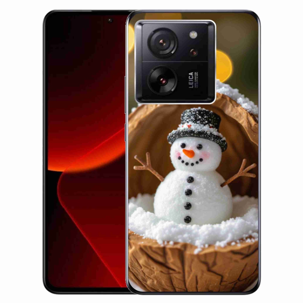 Gélový kryt mmCase na Xiaomi 13T/13T Pro - snehuliak 4