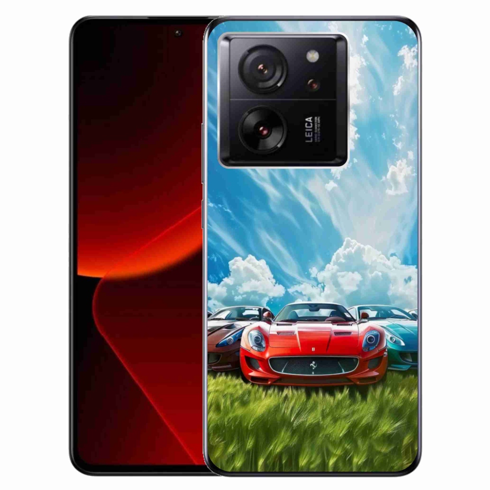 Gélový kryt mmCase na Xiaomi 13T/13T Pro - športové vozidlá