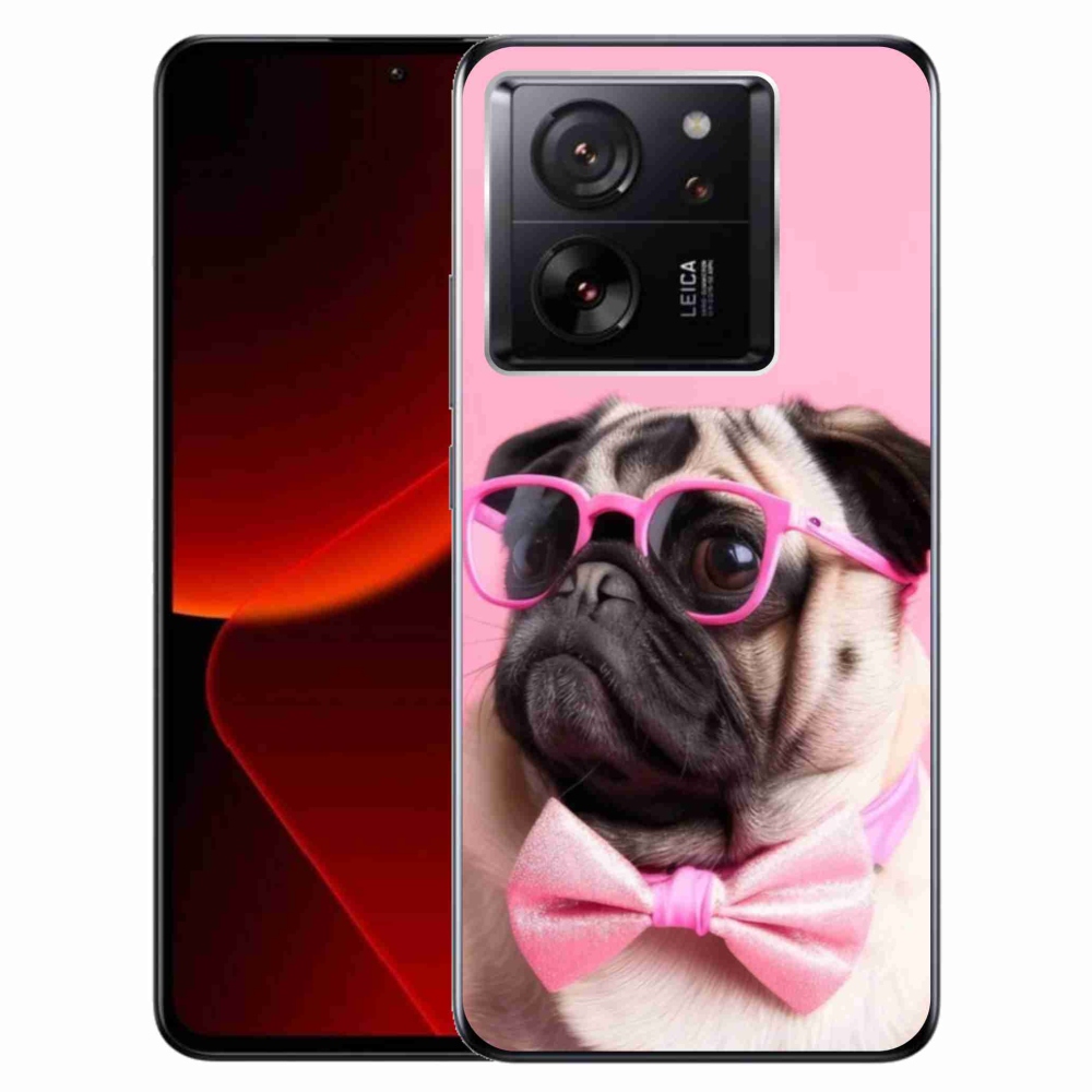 Gélový kryt mmCase na Xiaomi 13T/13T Pro - štýlový mops