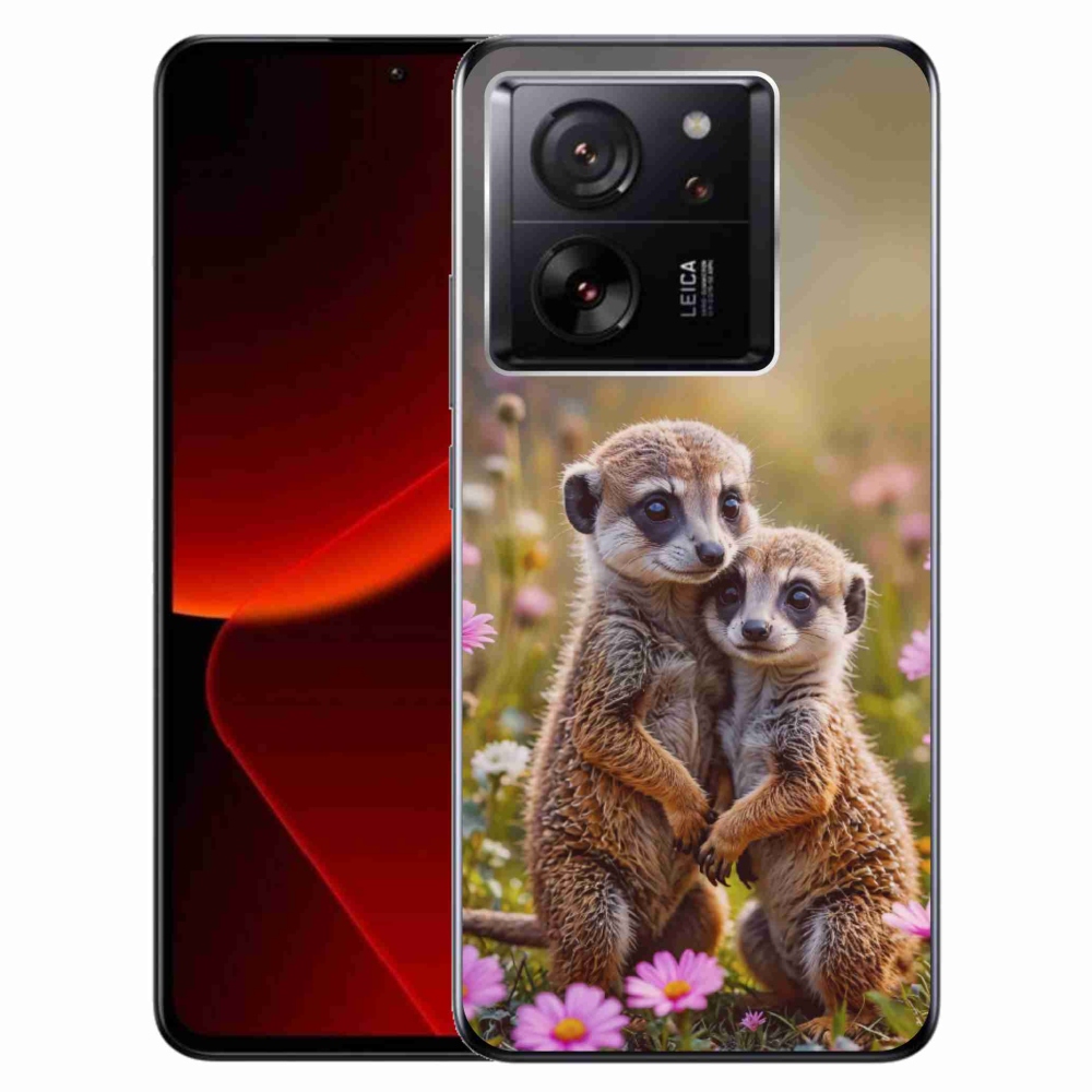 Gélový kryt mmCase na Xiaomi 13T/13T Pro - surikatí duo