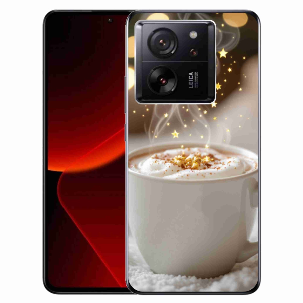 Gélový kryt mmCase na Xiaomi 13T/13T Pro - vianočný horúci nápoj