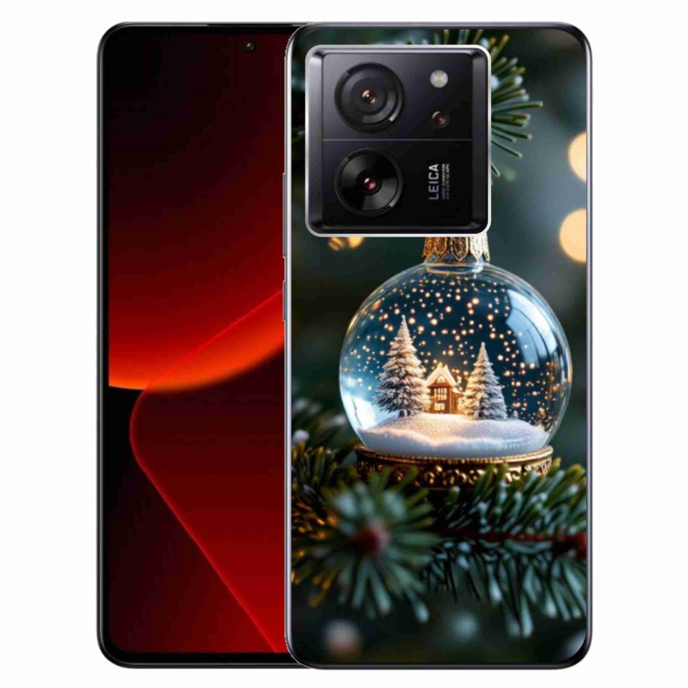 Gélový kryt mmCase na Xiaomi 13T/13T Pro - vianočné gule 2