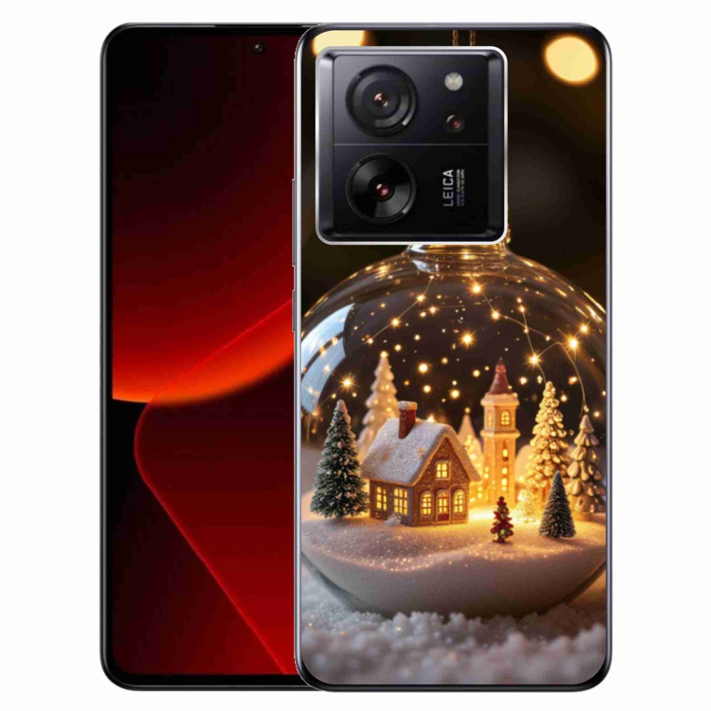 Gélový kryt mmCase na Xiaomi 13T/13T Pro - vianočné gule 3