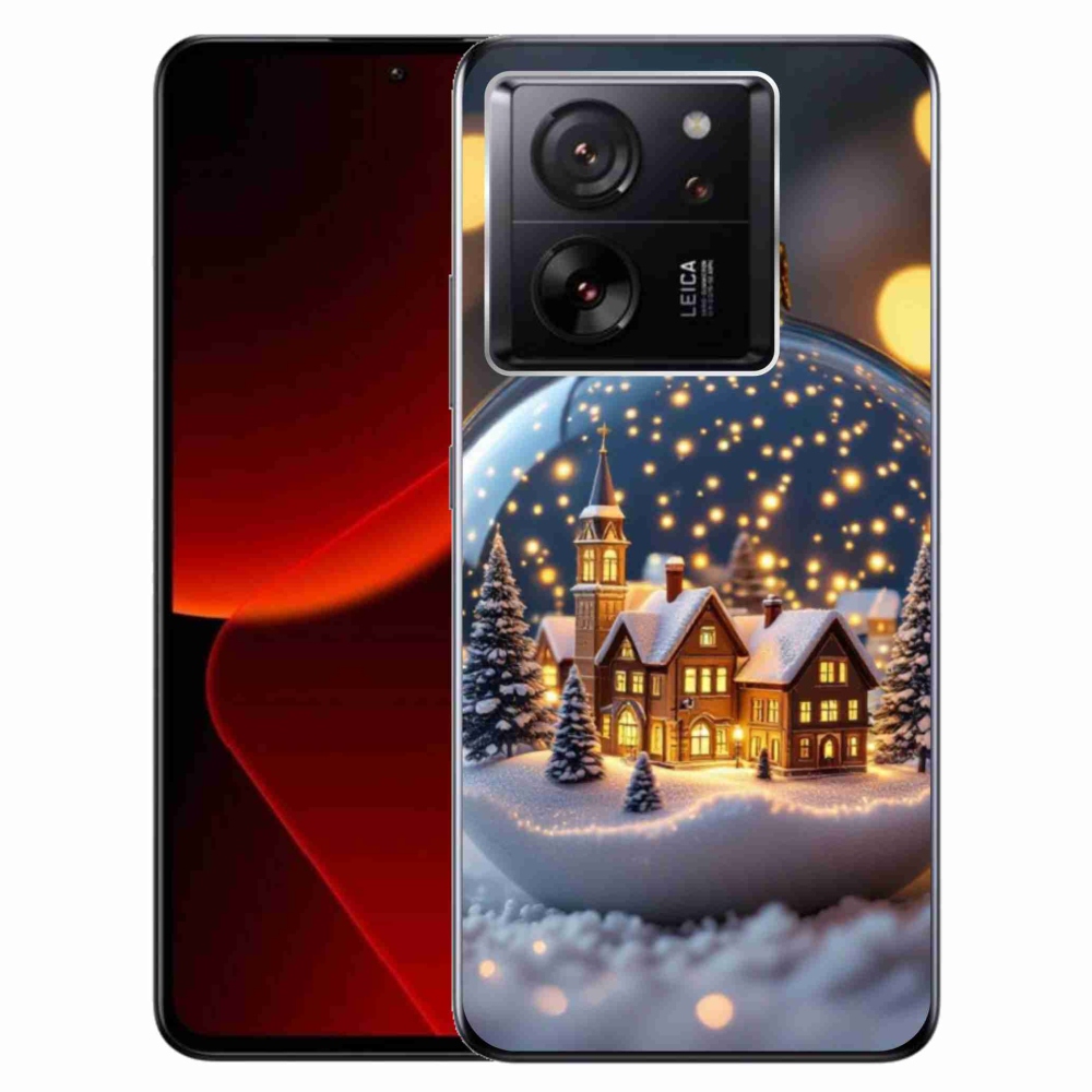 Gélový kryt mmCase na Xiaomi 13T/13T Pro - vianočné gule 4