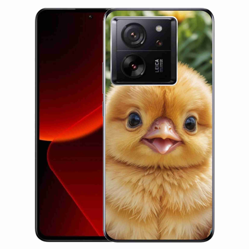 Gélový kryt mmCase na Xiaomi 13T/13T Pro - veselé kuriatko