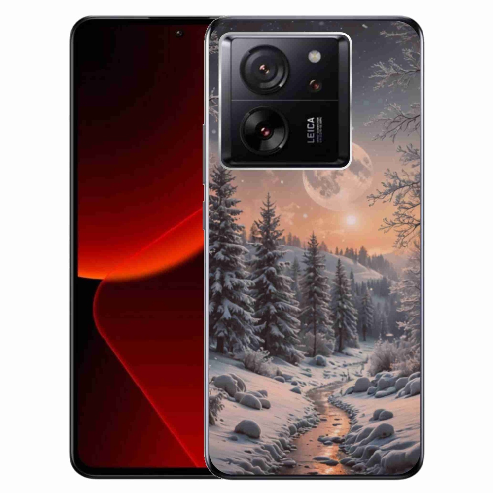 Gélový kryt mmCase na Xiaomi 13T/13T Pro - zimná krajina 2