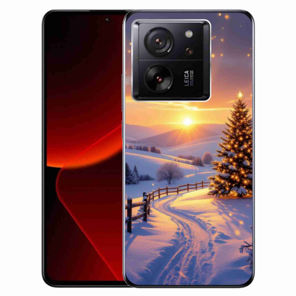 Gélový kryt mmCase na Xiaomi 13T/13T Pro - zimná krajina