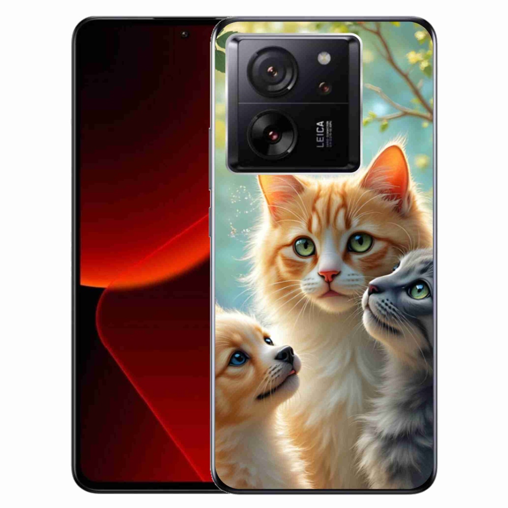 Gélový kryt mmCase na Xiaomi 13T/13T Pro - zvieracie priateľstvo 2