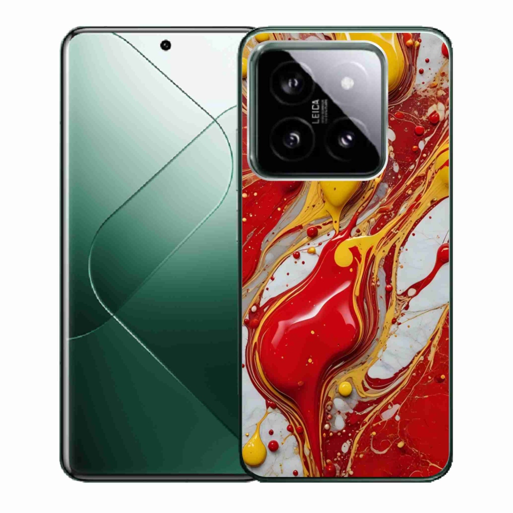 Gélový kryt mmCase na Xiaomi 14 - abstraktný motív 42