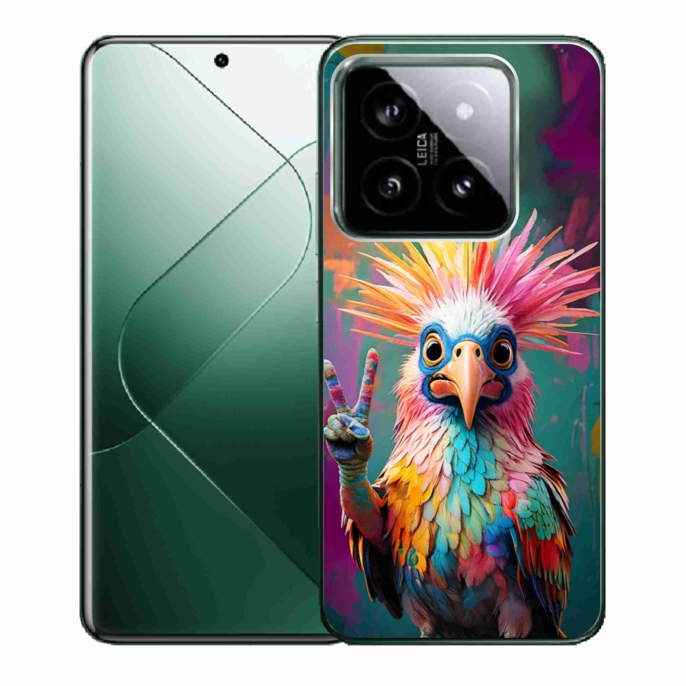Gélový kryt mmCase na Xiaomi 14 - farebný rebel