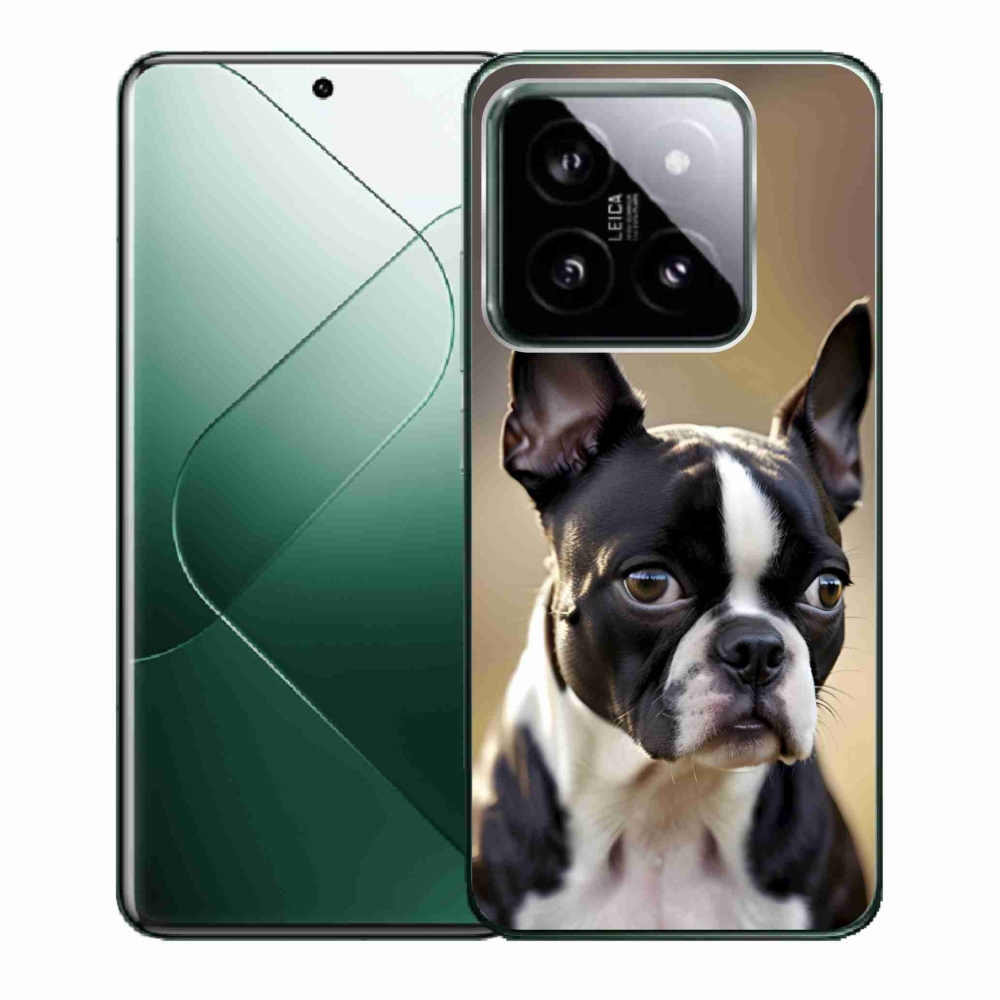 Gélový kryt mmCase na Xiaomi 14 - bostonský teriér