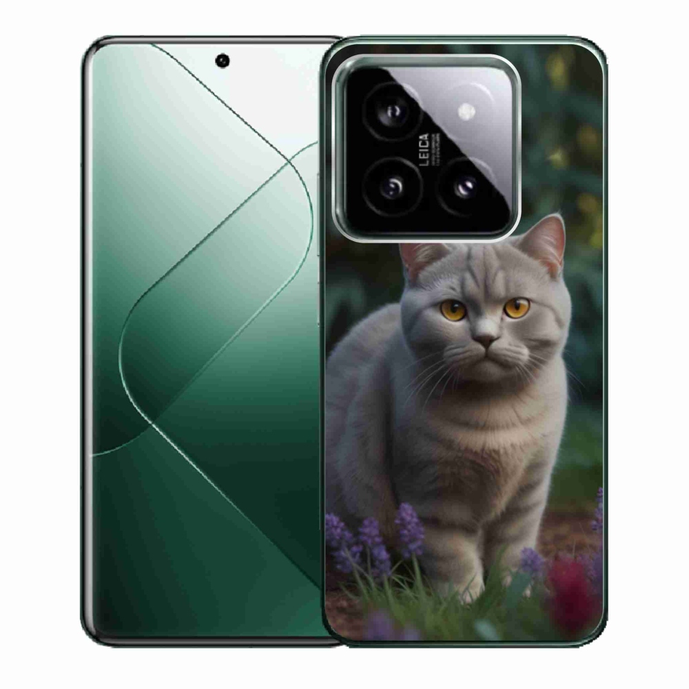 Gélový kryt mmCase na Xiaomi 14 - britská mačka