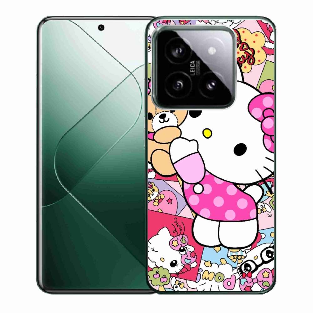 Gélový kryt mmCase na Xiaomi 14 - cute kitty