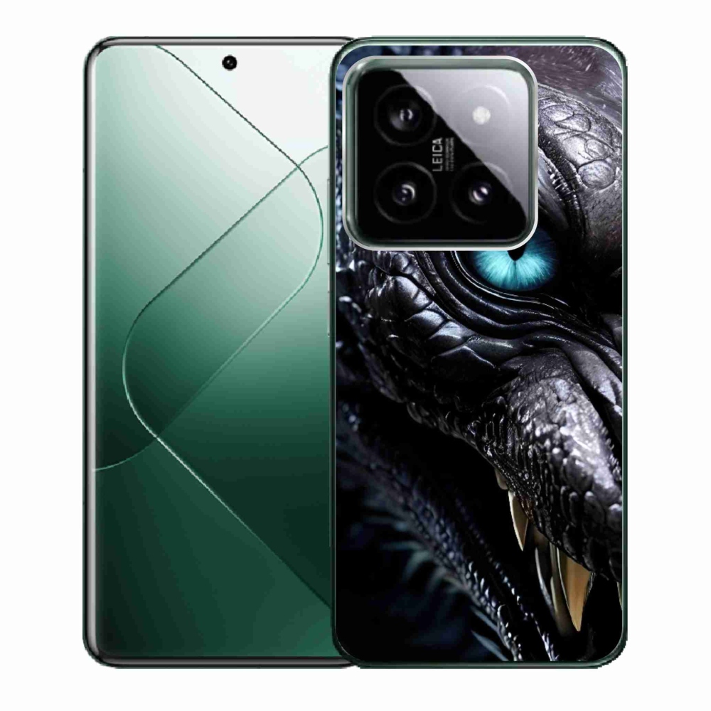 Gélový kryt mmCase na Xiaomi 14 - dračí pohľad