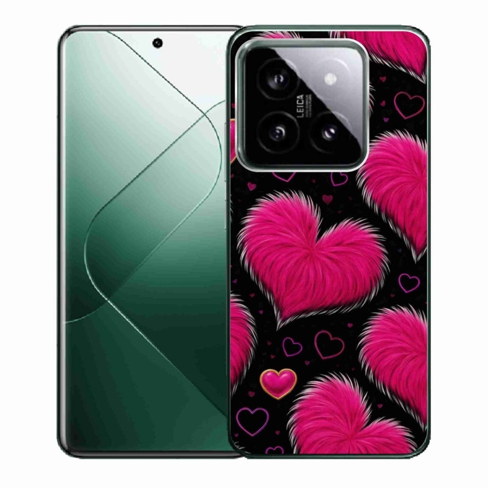 Gélový kryt mmCase na Xiaomi 14 - hebké srdce