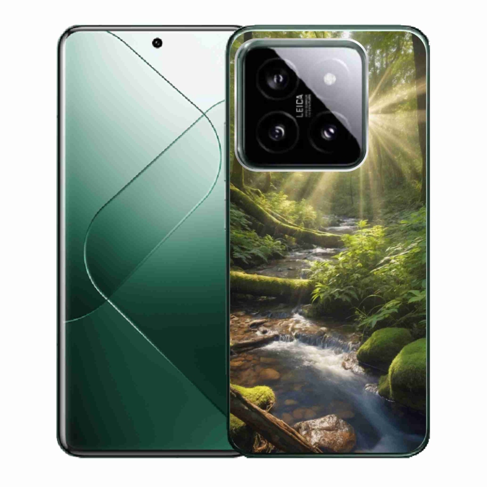 Gélový kryt mmCase na Xiaomi 14 - hlbina lesa
