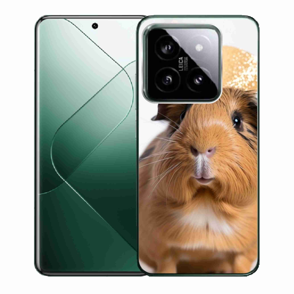 Gélový kryt mmCase na Xiaomi 14 - hnedé morča